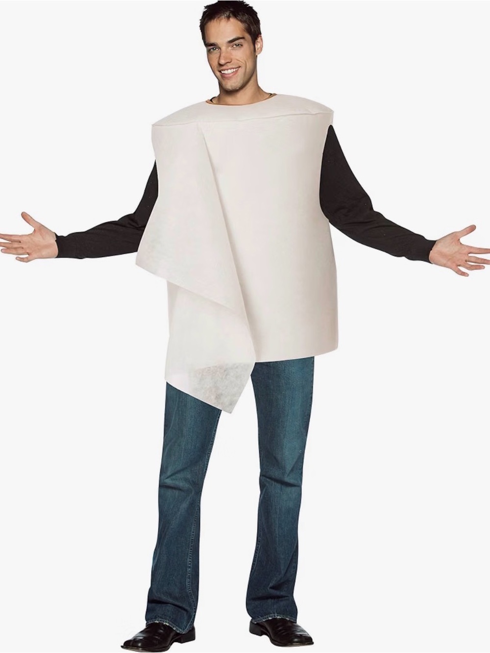 Toilet Paper Adult Costume , One Size, DIMENSIONS: 26" x 30" (L x W )